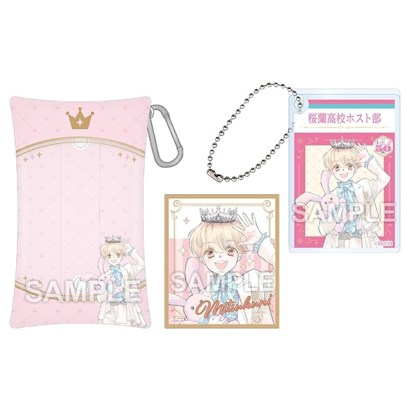 LaLa 50th Anniversary Gacha Chara Pouch Set (Pouch, Sticker & Acrylic Keychain) - Lawson Loppi HMV Exclusive - Ouran, Vampire Knight, Natsume & Snow White with the Red Hair