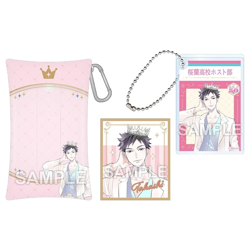 LaLa 50th Anniversary Gacha Chara Pouch Set (Pouch, Sticker & Acrylic Keychain) - Lawson Loppi HMV Exclusive - Ouran, Vampire Knight, Natsume & Snow White with the Red Hair