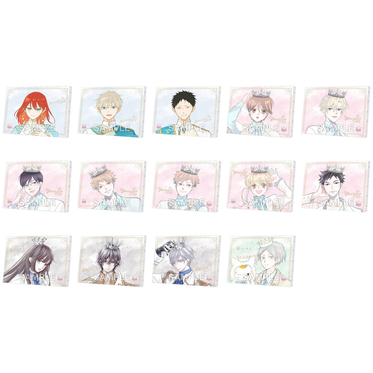 LaLa 50th Anniversary Canvas Board with Reproduction Autograph - Lawson Loppi HMV Exclusive - Ouran, Vampire Knight, Natsume & Snow White with the Red Hair
