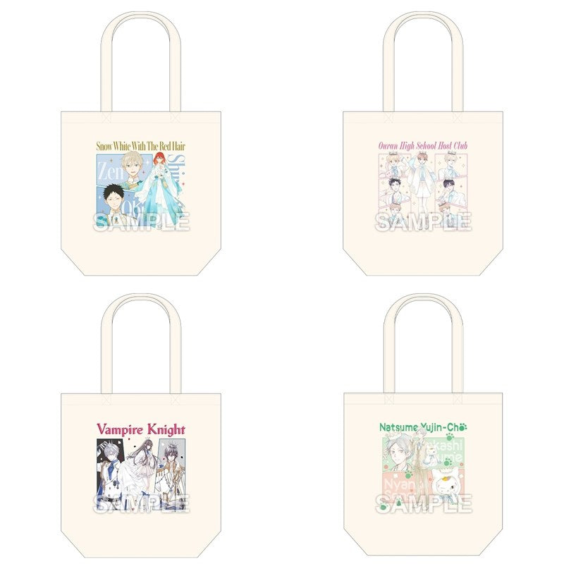 LaLa 50th Anniversary Tote Bag - Lawson Loppi HMV Exclusive - Snow White with the Red Hair, Ouran, Vampire Knight & Natsume