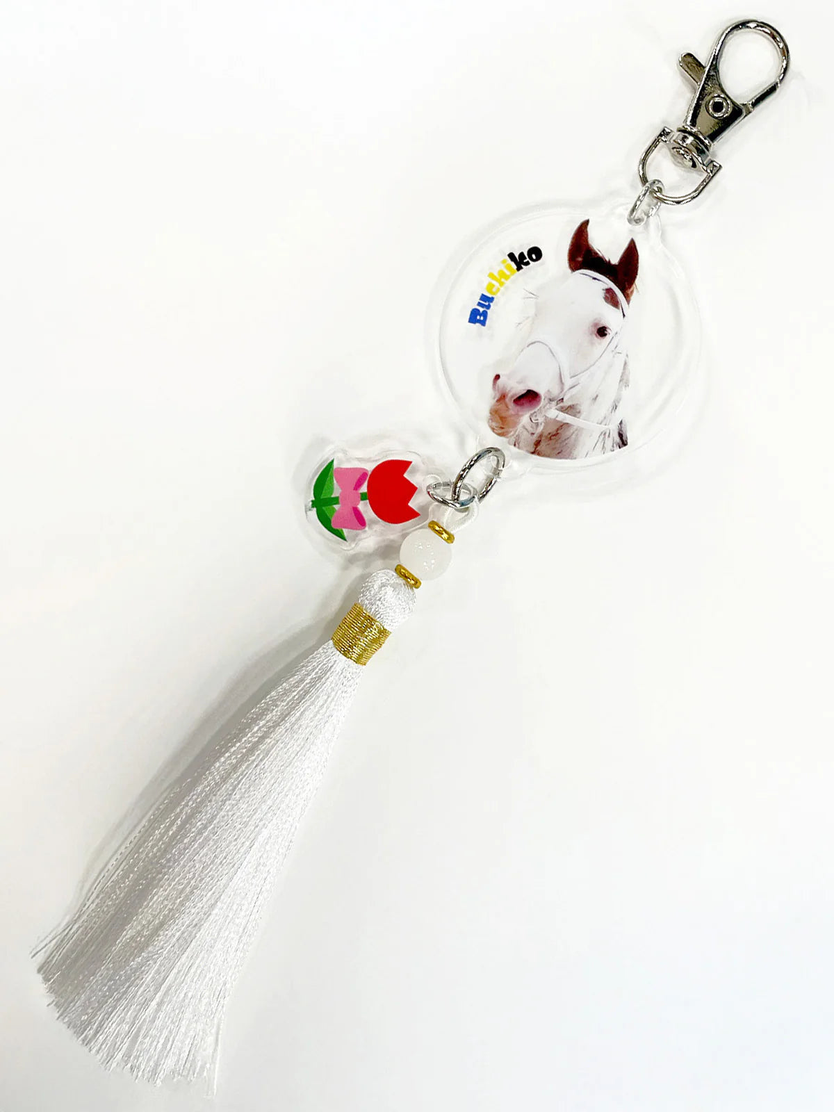 Racehorse Tail Tassel Keychain - netkeiba Official (6 Designs)