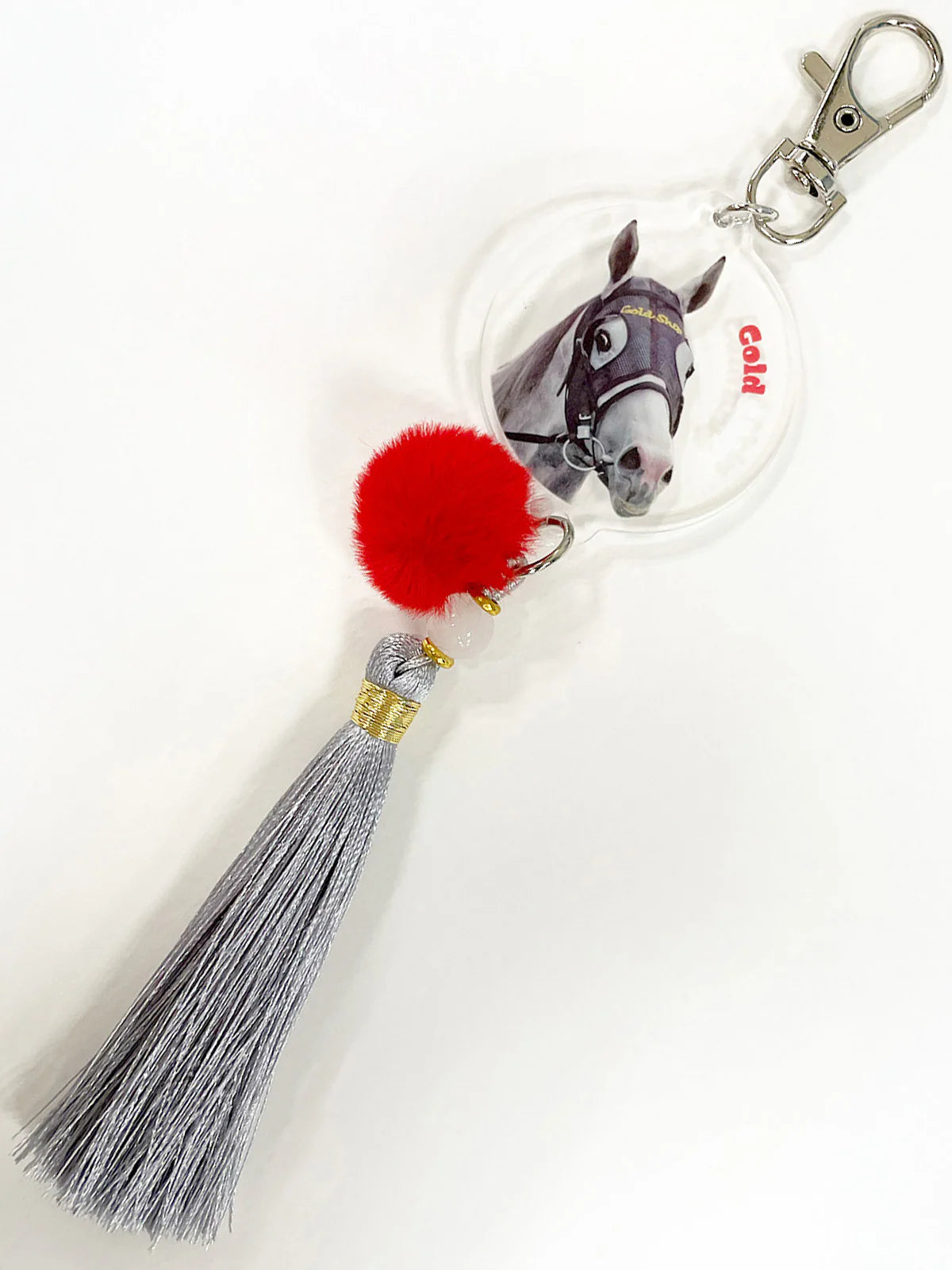 Racehorse Tail Tassel Keychain - netkeiba Official (6 Designs)
