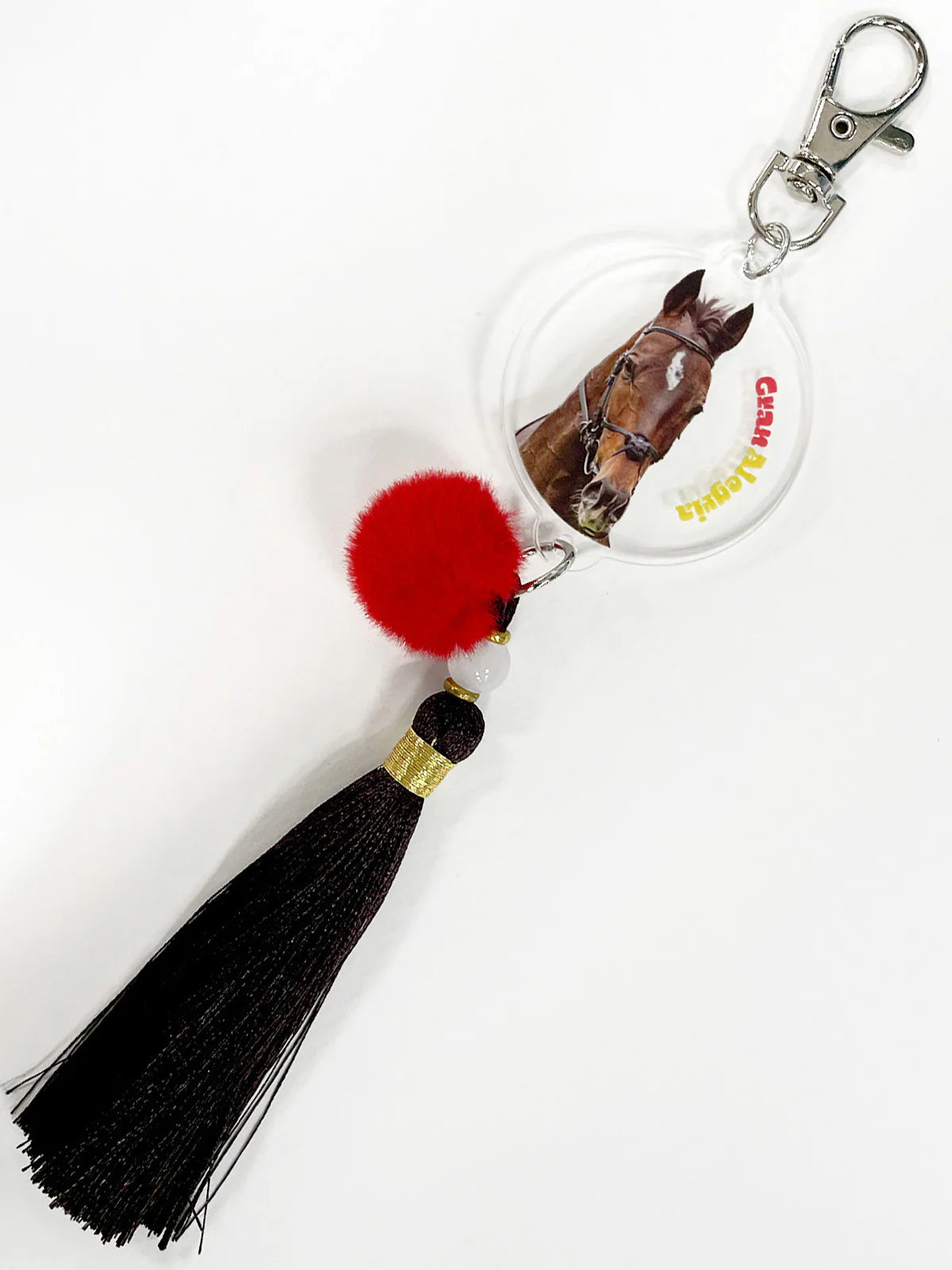 Racehorse Tail Tassel Keychain - netkeiba Official (6 Designs)