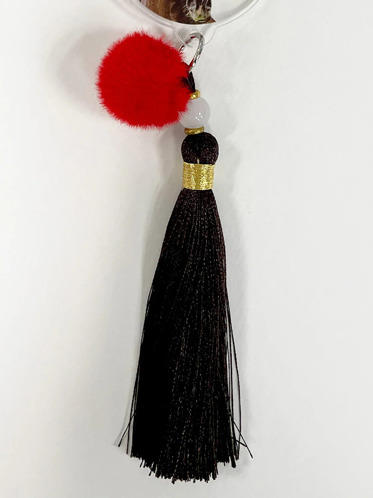 Racehorse Tail Tassel Keychain - netkeiba Official (6 Designs)