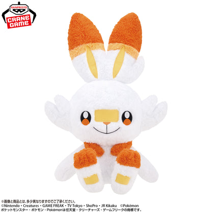 Scorbunny Plush - Mecha Mofugutto Heartwarming Healing - Banpresto Prize - Pokémon 1