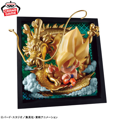 Son Goku Figure - Super Warrior Sticker Wafer 10th Anniversary - Banpresto Prize - Dragon Ball 2