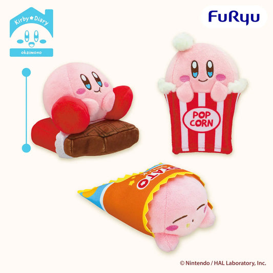 Kirby Diary Shopping Plush (3 Types, Complete Set Available) - FuRyu Prize - Kirby