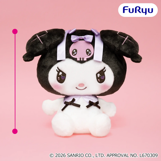 Kuromi Floppy-Ear Lolita Big Plush - FuRyu Prize - Sanrio