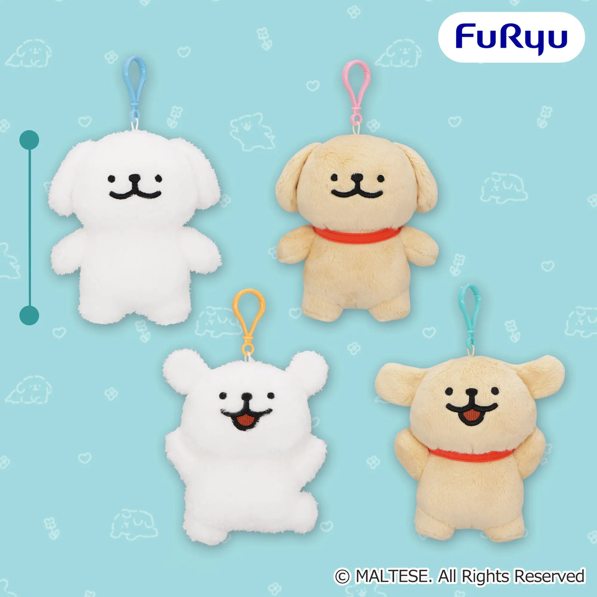 Kurippy Plush (4 Types, Complete Set Available) - FuRyu Prize - Maltese