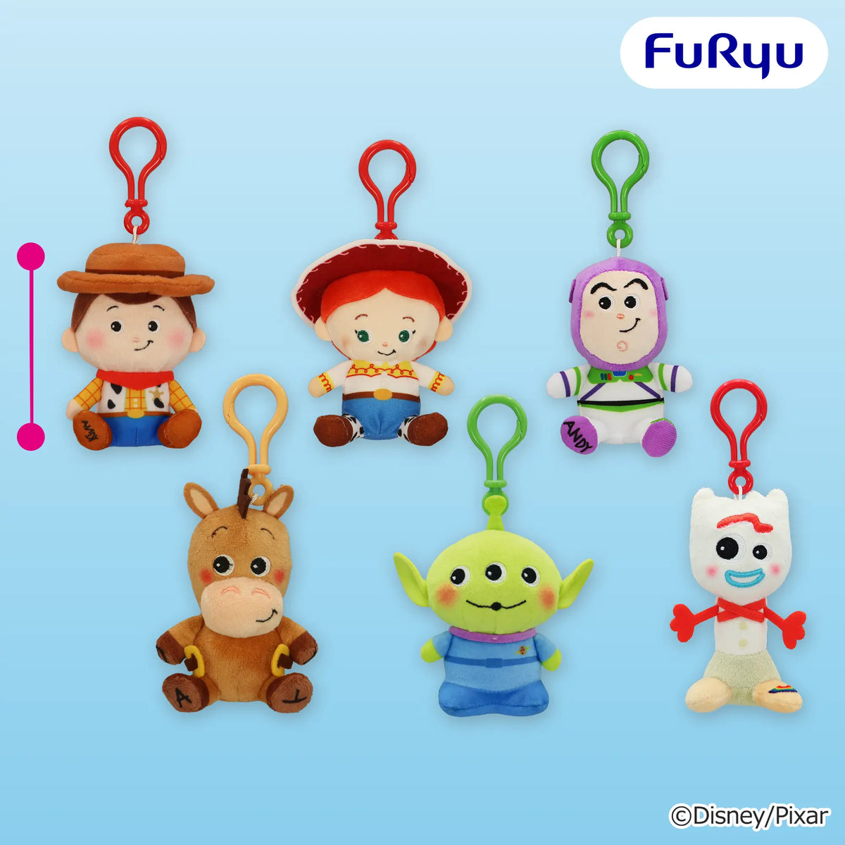 Kurippy Plush Mascot (6 Types, Complete Set Available) - FuRyu Prize - Toy Story
