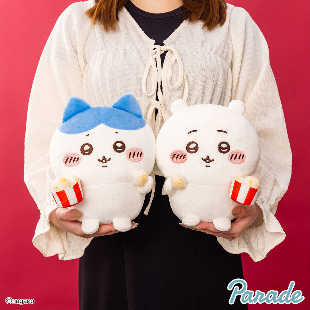 Let's Eat Together Popcorn Plush (2 Types, Complete Set Available) - Parade Prize - Chiikawa 3