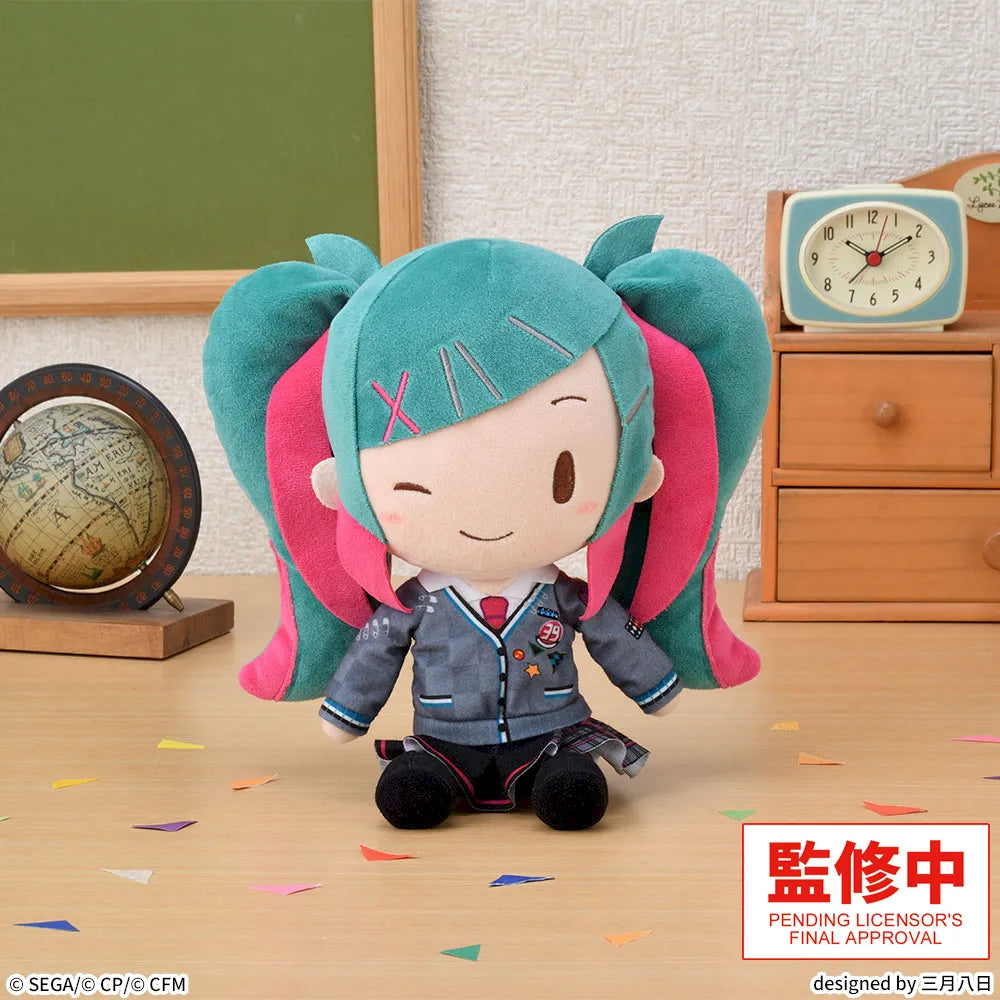 Fuwapuchi Plush Classroom Sekai Hatsune Miku Brand New World - SEGA Prize - Hatsune Miku