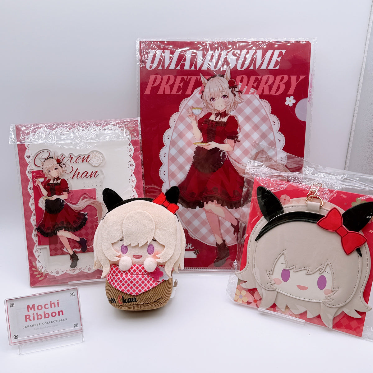 Umamusume Pretty Derby Curren Chan Chinese Collaboration Cafe Goods 4-Item Set