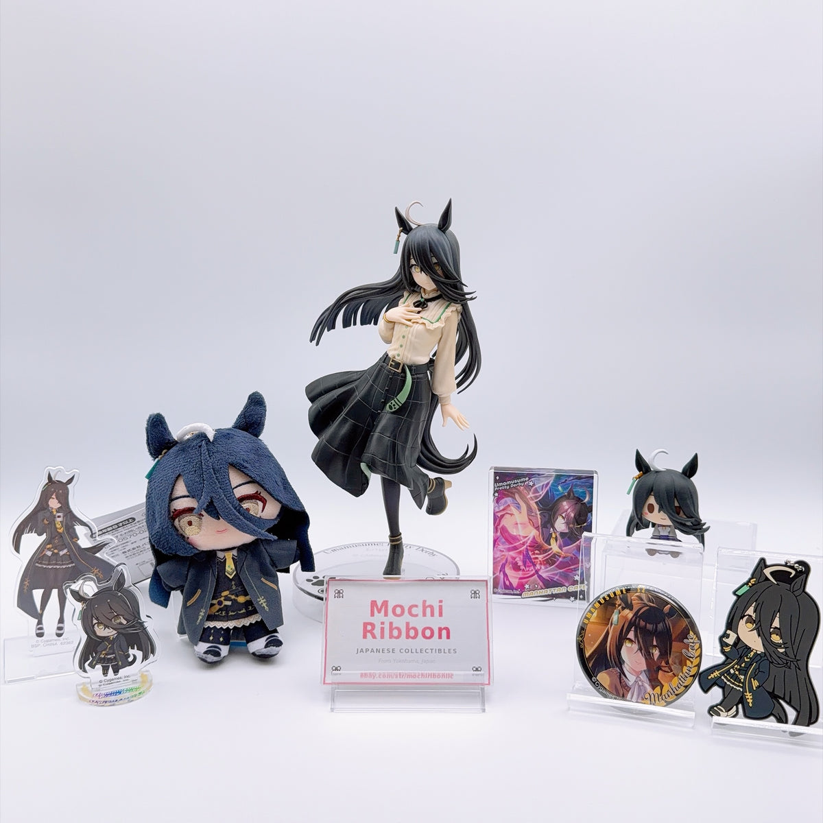 Manhattan Cafe 8-Item Set - Trio-Try-iT Figure, Chokonokko Figure, Chibi Plush, Acrylic Stands & more - Umamusume Pretty Derby