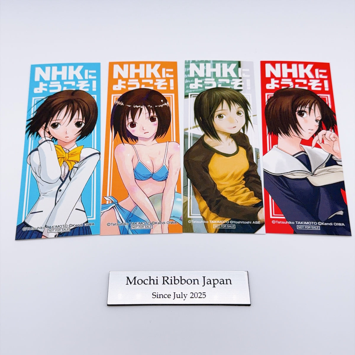 Welcome to the NHK! Misaki Nakahara Bookmark Card Set of 4 (25th Anniversary Pop Up Shop Bonus)