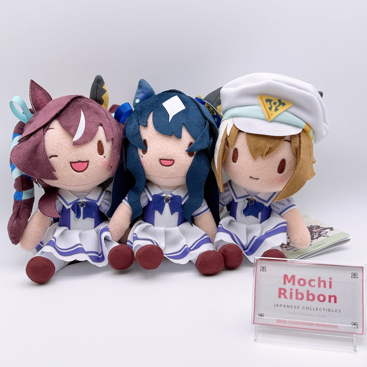 Umamusume Pretty Derby Fuwa Puchi Plush Vol. 6 (EX) Set of 3: Cheval Grand, Vivlos, and Verxina