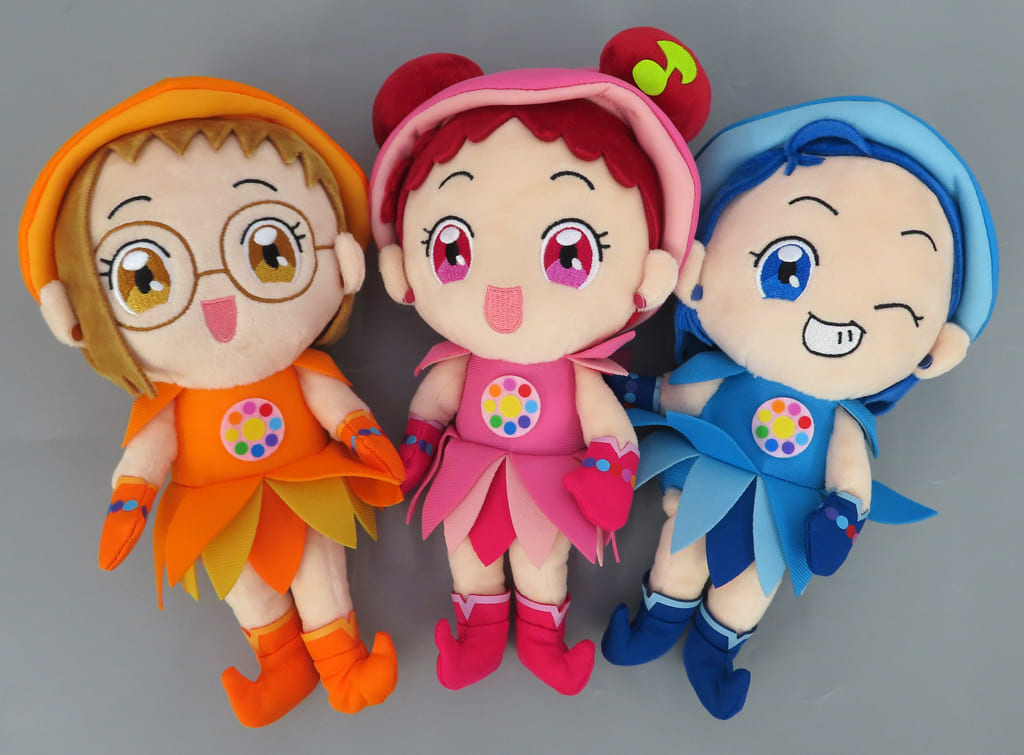 Ojamajo Doremi Doremi Harukawa Hazuki Aiko Plush Set Ojamajo Doremi Exhibition 25th Anniversary Memorial