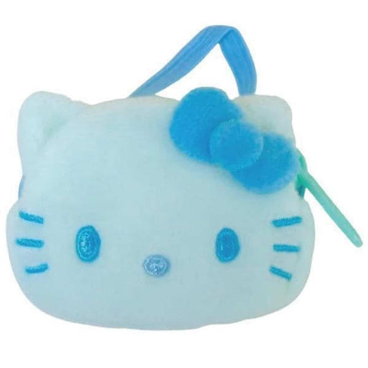 Sanrio Hello Kitty (Light Blue) Plush Pouch Stuffed Toy Accessory Pochette Character Goods - Nakajima Corporation