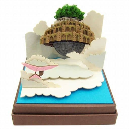 Studio Ghibli Castle in the Sky Laputa Floating Castle Miniature Art Kit Paper Model Kit (Sankei) - Studio Ghibli mini
