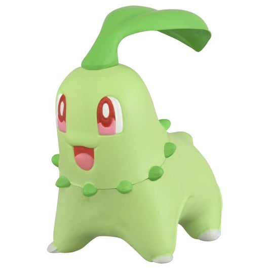 Pokémon Chikorita Moncolle (Monster Collection) Figure - Takara Tomy
