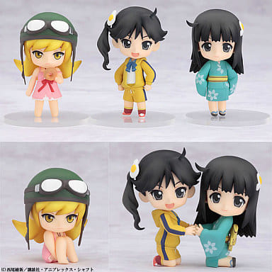 Bakemonogatari Karen Araragi Tsukihi Araragi Shinobu Oshino Nendoroid Petite 3-Figure Set - Good Smile Company