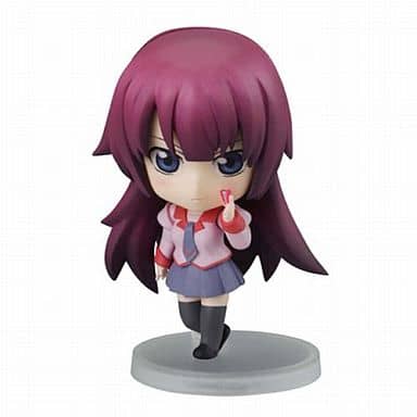 Bakemonogatari Hitagi Senjougahara Caption Doll Trading Figure Capsule Toy Scale Figure - Bandai