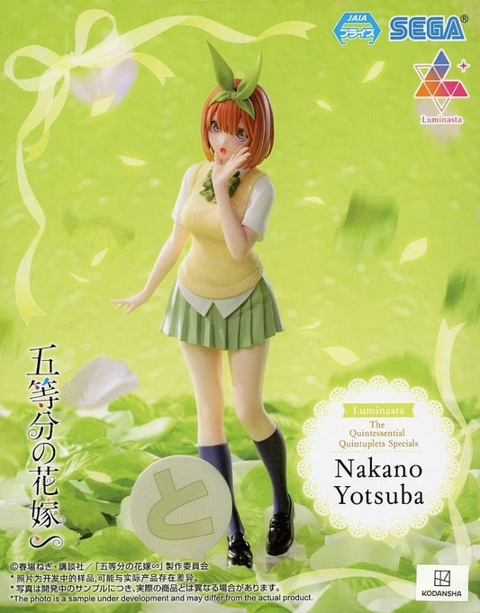 The Quintessential Quintuplets Yotsuba Nakano Luminasta Figure - SEGA