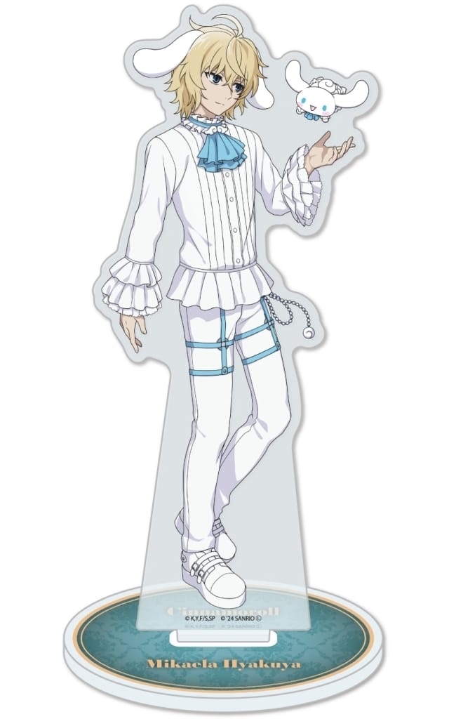 Mikaela Hyakuya x Cinnamoroll Acrylic Stand Seraph of the End x Sanrio Characters - A3