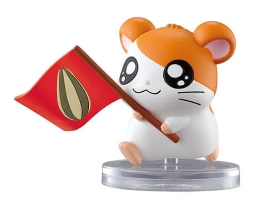 Hamtaro Hamtaro Flag Ver. Desktop Figure Tottoko Hamutaro Trading Figure Bandai