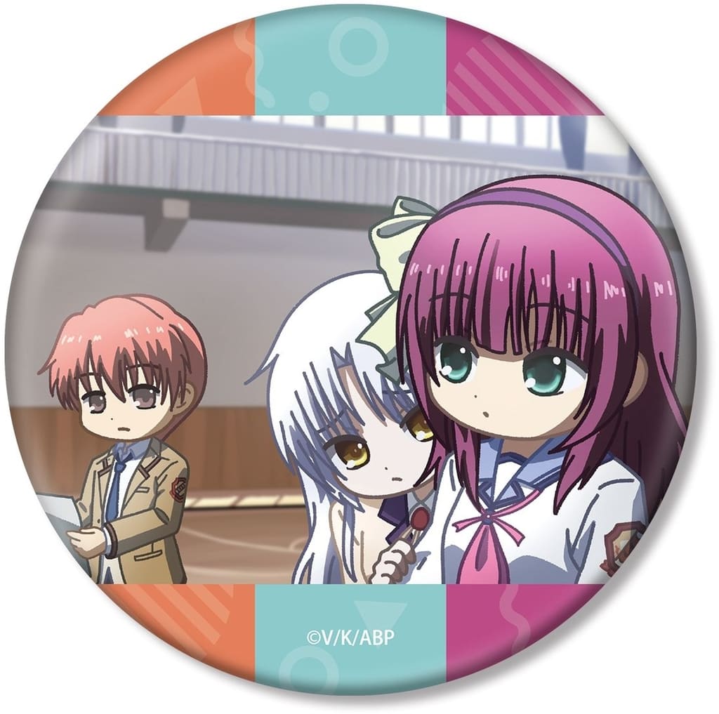 Angel Beats! Kanade Tachibana Yuri Nakamura Yuzuru Otonashi Yurukoma BIG Can Badge Set - Arma Bianca