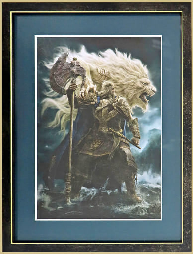 Elden Ring Godfrey, First Elden Lord Framed Reproduction Artwork