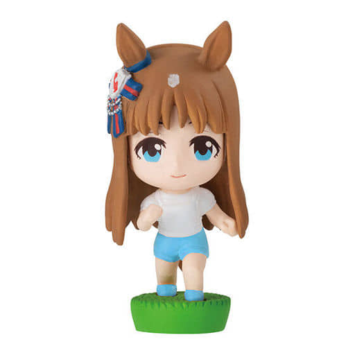 Grass Wonder (Light Blue) Umamusume Pretty Derby Hug Cot Ride Out Right Away! 1 Capsule Toy Figure - Bandai