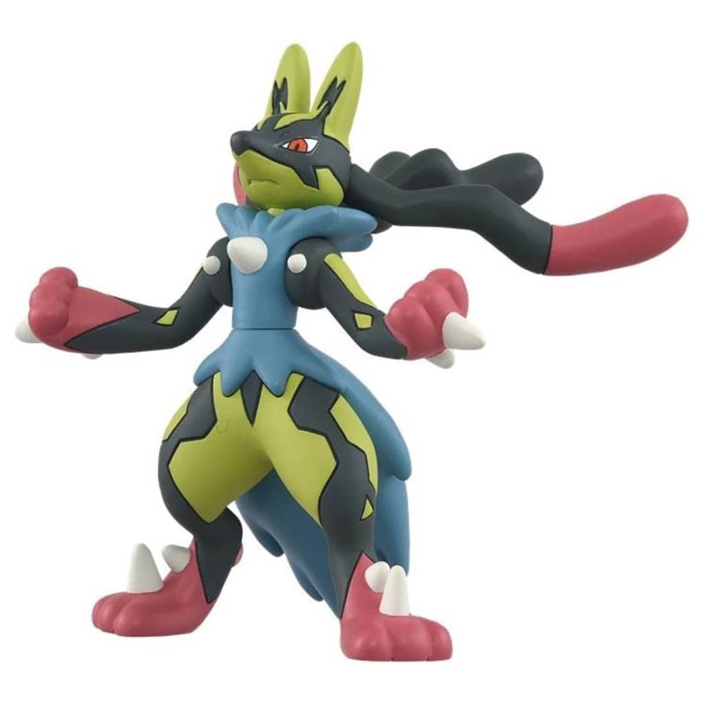 Pokémon Mega Lucario (Yellow Ver.) Moncolle Monster Collection 1 Figure - Takara Tomy
