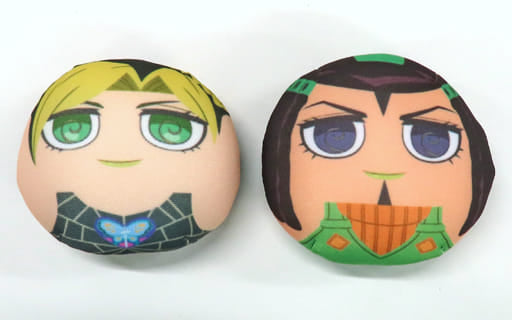 JoJo’s Bizarre Adventure Jolyne Cujoh & Ermes Costello Maru Plush Set (2-Piece) - Bandai Namco Amusement