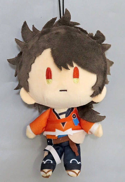 Touken Ranbu Mutsunokami Yoshiyuki Gomuhimo Otomo Sanpo Plush 2 Plush Keychain Strap Doll Plush - FuRyu
