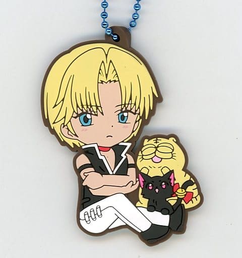 Tokyo Mew Mew Ryou Shirogane Rubber Mascot Keychain Capsule Toy 20th Anniversary - Bandai