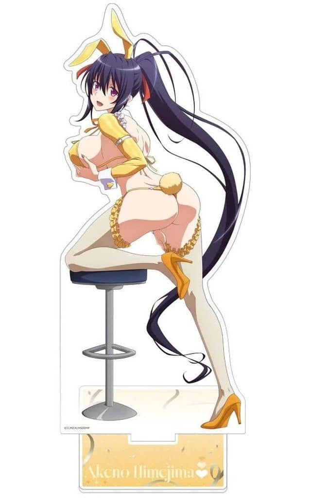 High School DxD Akeno Himejima (Yellow Reverse Bunny) Extra-Large Acrylic Stand - Key-th