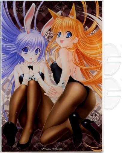 Angel Beats! Miyuki Irie & Shiori Sekine Acrylic Panel Eureka! Kuji Memorial Kuji C-Prize Acrylic Stand