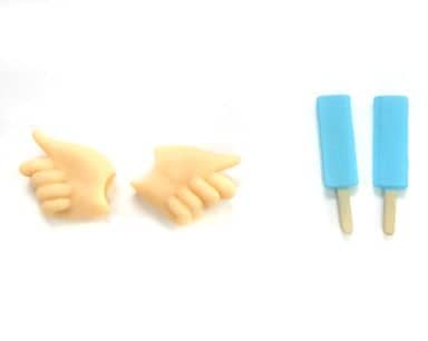 Free! Iwatobi Swim Club Makoto Tachibana figma Ice Bar & Ice Bar Hands Set (Pre-owned) - Hobby Stock