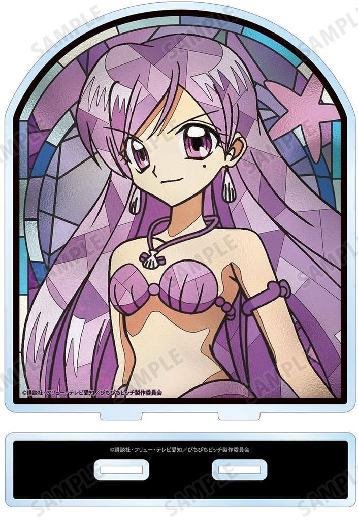 Caren Aure Glass BIG Acrylic Stand Mermaid Melody Pichi Pichi Pitch - Arma Bianca