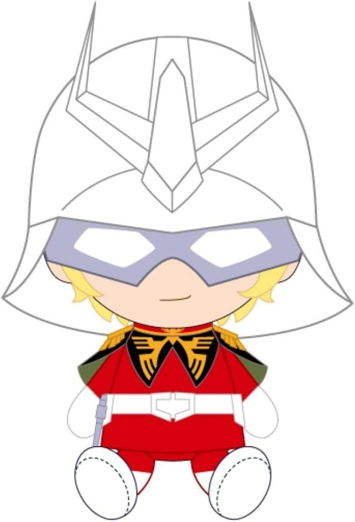 Gundam Series Char Aznable Chibi Plush