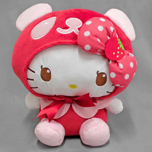 Sanrio Hello Kitty Strawberry Berry Big Plush Panda Hello Kitty FuRyu - FuRyu (Pre-owned)
