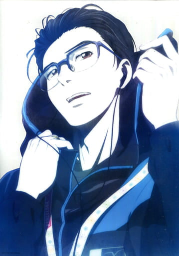 Yuri!!! on Ice A4 Clear Poster Yuri Katsuki Weekly Visitor Bonus (Pre-owned)