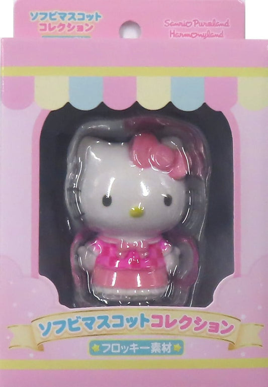 Sanrio Hello Kitty Flocked Soft Vinyl Mascot - Sanrio
