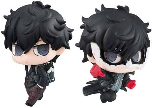 Persona Ren Amamiya & JOKER Puchi Chara! Chimi Mega 4-Piece Figure Set - MegaHouse