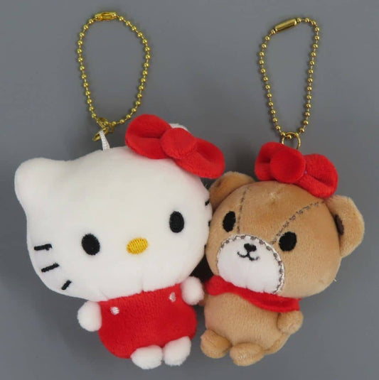 Sanrio Characters Hello Kitty Tiny Chum Nico Nuigurumi Keychain (Pre-owned)