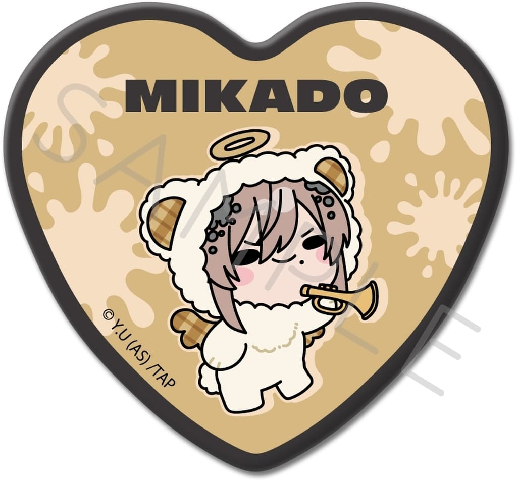 Tougen Anki Mikado Momodera Heart Can Badge 5th Release M-OH