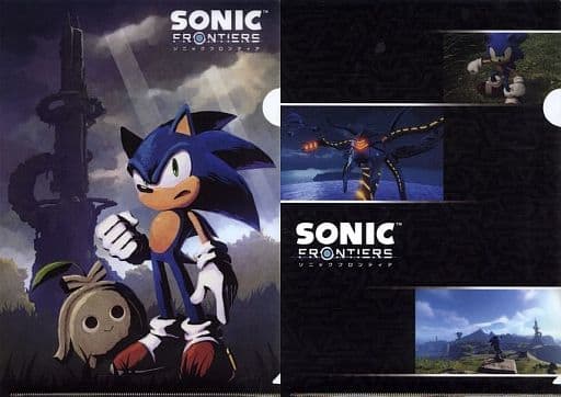 Sonic the Hedgehog Sega Lucky Kuji Sonic Frontiers 2-Piece A4 Clear File Set - SEGA