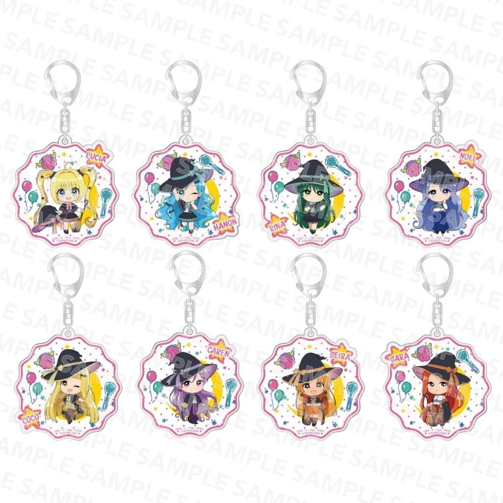 Mermaid Melody Pichi Pichi Pitch Trading Acrylic Keychain Set of 8 Keychain Mermaid Melody Pichi Pichi Pitch - KADOKAWA