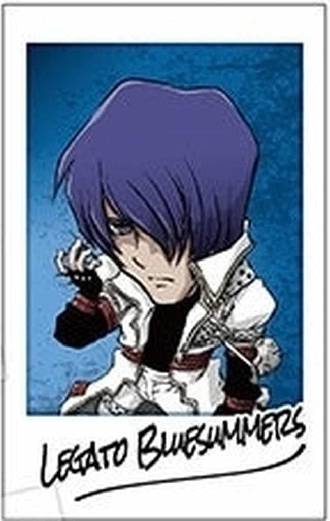 Trigun Legato Bluesummers Original Mini Character Trading Polaroid-Style Card Chugai Grace Cafe Collection (Pre-owned)